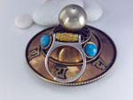 Tibetan ethnic silver ring.. Ref. AQD