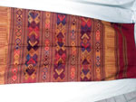 Traditional silk hand-embroidered shawl from Northern Laos.. Ref. CFD