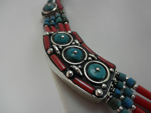 Collar etnico artesanal tibetano.. Foto 3