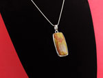 Ethnic Sterling silver and Jasper pendant.. Ref. JAB