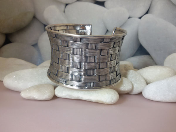 Bracelet "Karen" made in Sterling silver.. Foto 2