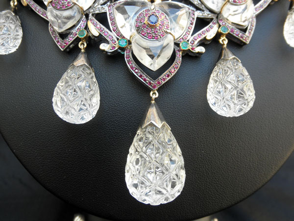Antiguo collar y pendientes Victorianos.. Foto 4