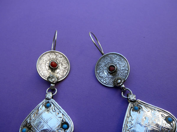 Pendientes artesanales etnicos.. Foto 2