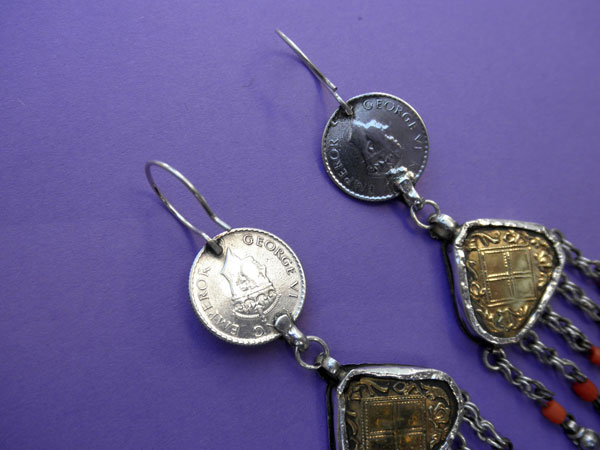 Pendientes artesanales etnicos.. Foto 4