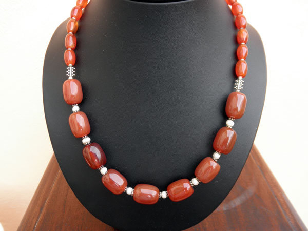 Splendid silver, Agate and Pearls necklace. Foto 2
