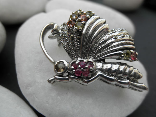 Broche artesanal de plata de 1� ley. Foto 2