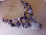 Gorgeous Sterling silver and Opal necklace.. Ref. JMO
