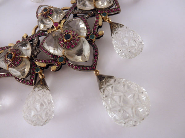 Conjunto de collar y pendientes Victorianos.. Foto 3