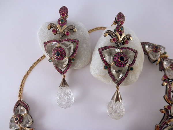 Conjunto de collar y pendientes Victorianos.. Foto 5