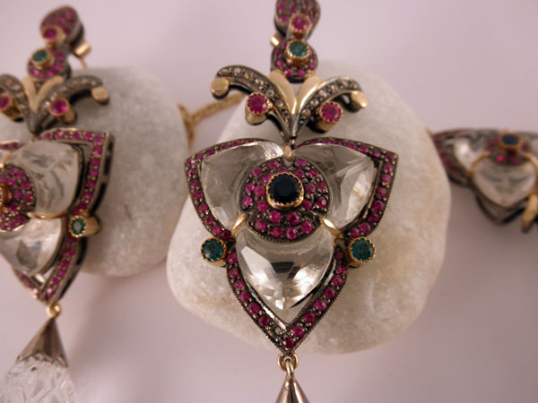 Conjunto de collar y pendientes Victorianos.. Foto 6