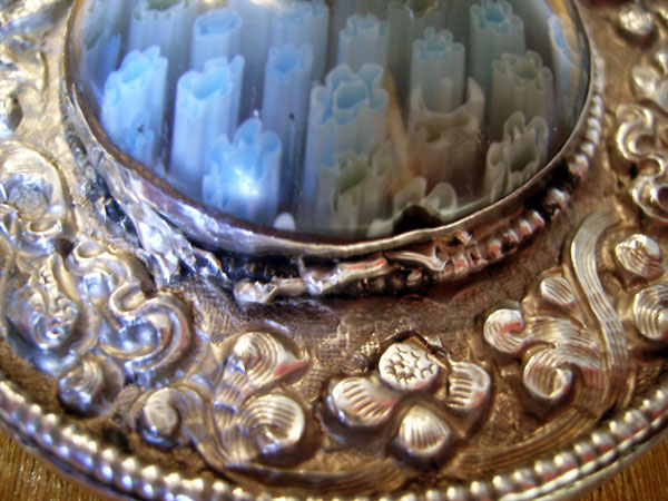 Antiguo colgante tradicional de plata afghano. Foto 2