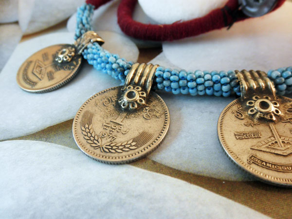 Collar etnico tradicional "Kuchi" Afghanistan.. Foto 4