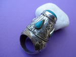 Ethnic traditional Sterling silver and Turquoises.. Ref. JRC