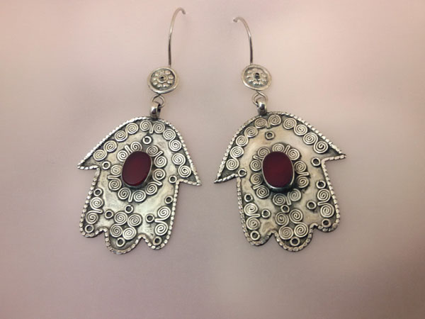 Old Sterling silver earrings.. Foto 1