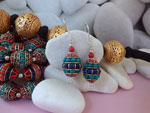 Tibetan traditional earrings.. Ref. MIA