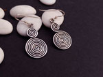 Traditional ethnic Sterling silver earrings.. Ref. MJB