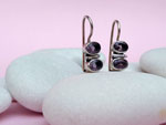 Amethyst and Sterling silver ethnic earrings.. Ref. NFL