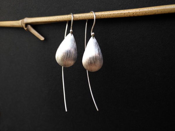Ethnic Sterling silver earrings. Foto 2