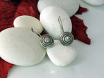 Ethnic silver earrings.. Ref. NHJ