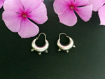 Ethnic handmade silver earrings.. Ref. NJZ