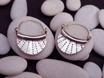 Sterling silver ethnic earrings.. Ref. NLF