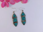 Tibetan ethnic earrings.. Ref. NLN