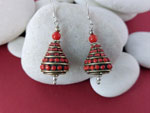Tibetan traditional earrings.. Ref. NLQ