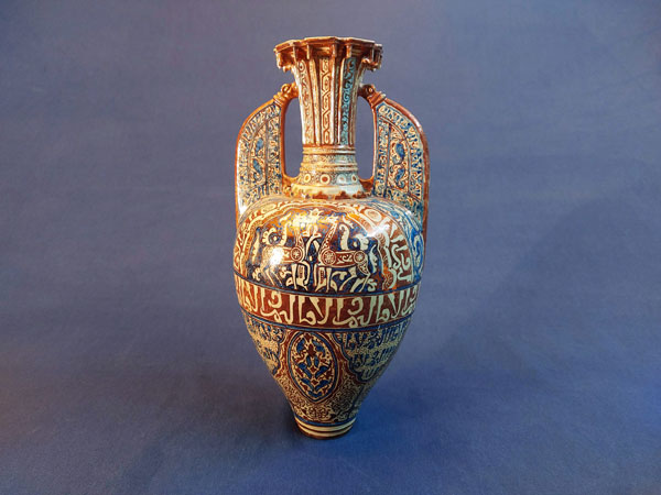 Jarron de ceramica Alhambra, siglo XIX.. Foto 2