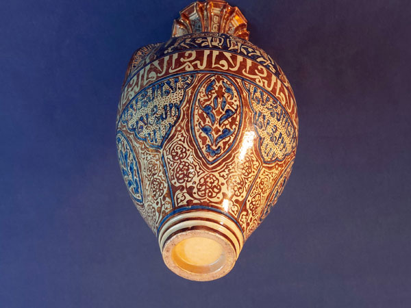 Jarron de ceramica Alhambra, siglo XIX.. Foto 6