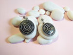 Sterling silver ethnic earrings.. Ref. TBG