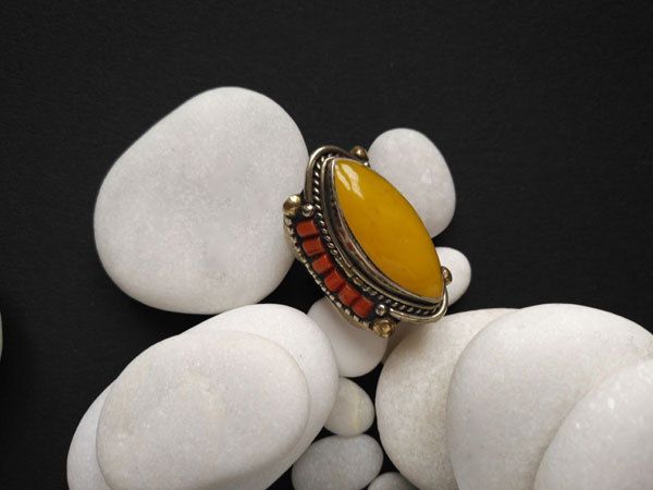 Tibetan ethnic handmade ring.. Foto 3