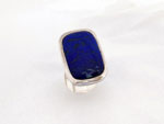 Ethnic Sterling silver and Lapis lazuli ring.. Ref. TDZ