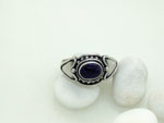 Ethnic Sterling silver and amethyst ring.. Ref. TIL