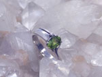 Sterling Silver and Peridot ethnic ring.. Ref. TIO