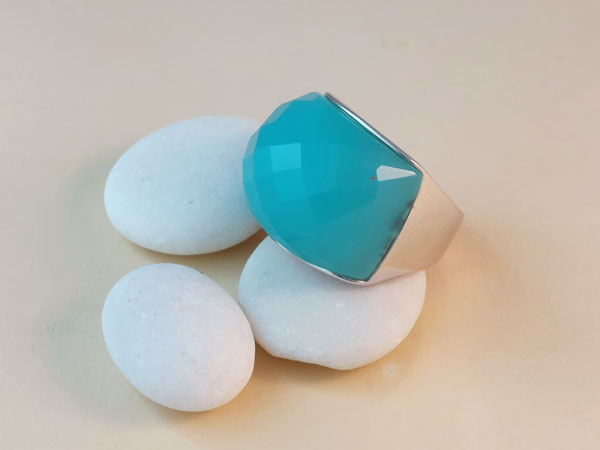 Jewelry | Blue Aventurine Size 9 Ring | Poshmark