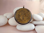 Old handmade ethnic pendant.. Ref. TLF