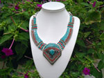 Tibetan ethnic necklace.. Ref. TQM