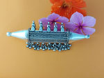 Rajput ethnic handmade sterling silver pendant.. Ref. TQP