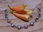 Silver bracelet with Swarovski crystals.. Ref. TUS