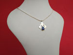 Ethnic handmade pendant with lapis lazuli.. Ref. XBB