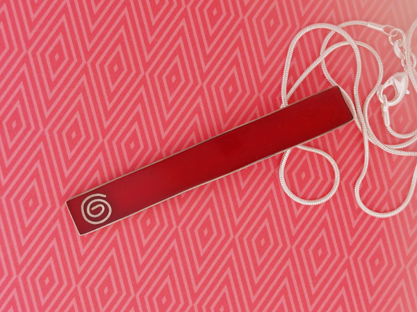 Ethnic Sterling silver and red Coral from Bali, Indonesia.. Foto 2