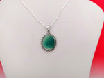 Ethnic silver and turquoise pendant.. Ref. XBL