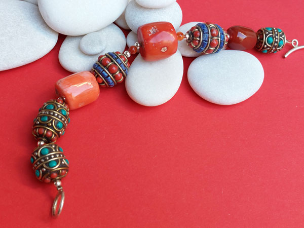 Tibetan handmade ethnic bracelet.. Foto 2